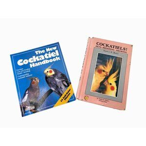 LOT OF 2 COCKATIEL BOOKS - HANDBOOK BREEDING BARRON'S